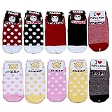 2017年 春物 キャラクター スニーカーソックス H)SUNNY-ドット色クリーム◇9-15cm