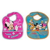 Disney （ ディズニー ） ミニーマウス お食事 エプロン 2枚 セット 並行輸入 M8445-MIN