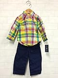 (ラルフローレン)Ralph Lauren Plaid Shirt & Cargo Pants (Baby Boys) [並行輸入品]