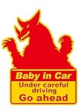 ライセンス取得済み★ウルトラマンシリーズ☆Baby in Car ステッカー★ゴモラ BIC-6