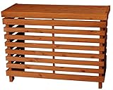 シンプルタイプ 室外機カバー 国産杉 横板 ※アジャスター無し 内寸：幅896ｍｍ×奥行397ｍｍ×高さ710ｍｍ MB（ミディアムブラウン）色