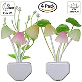 ausaye夜間ライトセンサー、カラフルな常夜灯、7-color変更 7082