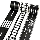 AGM65 自分で道をつくれる 道路柄 マスキングテープ 3本セット 道路 滑走路 線路 おもちゃ 遊び インテリア