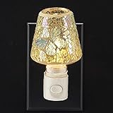 Buttefly Mosaic Glass Night Light [並行輸入品]