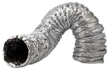 Ideal-Air 736992 Supreme Ducting, 8", Silver/Black [並行輸入品]