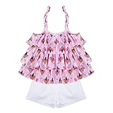 Cutelove 子供服 Tシャツ タンクトップ Tシャツ＆パンツ 上下セット 花柄 ショートパンツ 袖なし 女の子 ベビー 可愛い 夏