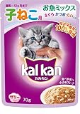 カルカン パウチ 12ヵ月までの子ねこ用 キャットフード お魚ミックス まぐろとかつお 70グラム (x 16) (まとめ買い)