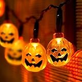 Solarmksハロウィンかぼちゃストリングライト　飾りライト　ソーラーライト　ソーラー充電式　2発光モード　20LED防水　パンプキンライト　ガーデン/室外/室内/イベントフェスなどに適用　