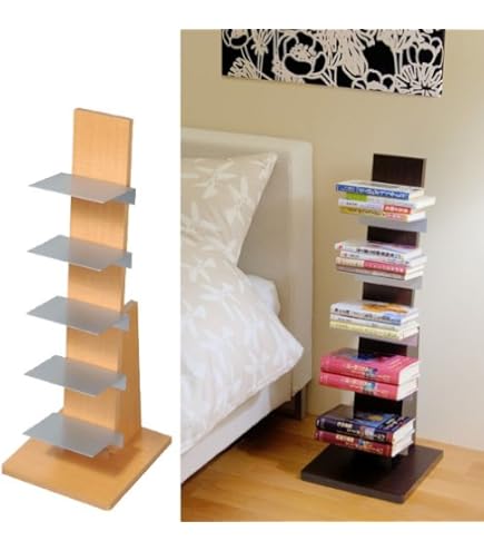 Amazon｜オークス ブックタワー ロータイプ L53DA ダーク｜本棚