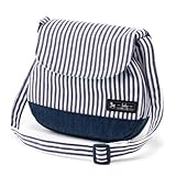 元気にお出かけベビーショルダーバッグ　ヒッコリーストライプ・紺　B1701800　日本製