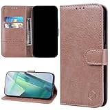 Tdcqssrs Moto g53y 5g ケース moto g53j 5g ケース 手帳型 MOTO G53j 肌感レザー G53j/G53y 5G ケース スタンド機能 カード収納 モトローラ g53j ケース 財布型 全面保護 g53j カバー 耐衝撃 g53y ケース 内蔵マグネット 落下防止 おしゃれ(ローズゴールド)