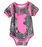 新生児乳児赤ちゃん女の子男の子服鹿ロンパースジャンプスーツPlaysuit Outfit カラー: ピンク