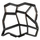 DIY プラスチック　 ガーデン用ジョイントマット・タイル　石畳マット　パスメーカモールド　手動舗装/セメントレンガ鋳型　The Stone Road