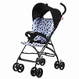 子供のベビーカー四輪軽いショック折りたたみポータブルベビーカー（青）（紫）74 * 46 * 97センチメートル ( Color : Blue )