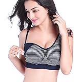 YOURUOボタン式で楽々授乳ブラジャー 妊婦用 ノンワイヤー 授乳 前開き ベスト式 マタニティー ブラ カジュアル 柔らか