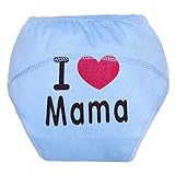 エルフ ベビー(Fairy Baby)ベビー用布トレーニングパンツ TUP防水 再利用可能 春夏 ブルーママ サイズ：100