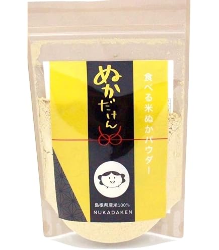Amazon | 食べる 飲める 米ぬか パウダー ぬかだけん 100g 2袋セット