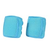 Domybest 子供 赤ちゃん用 幼児用 スポンジ 赤ちゃん クロール 幼児 膝当て 二ーパッド 擦りむき防止 歩行勉強 コーマ綿 滑べり止め 通気性に優れ (青)