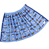 ミキハウス(mikihouse) 働く車　ホックボタン付きビーチタオル(プールタオル バスタオル) ブルー（15）