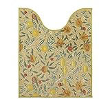 川島織物セルコン Morris Design Studio モリスデザインスタジオ トイレマット フルーツ ベージュ 80×65cm FT1703 日本製 洗える