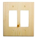 Sierra Lifestyles Traditional Switch Plate, 2 Rocker, Knotty Pine by Sierra Lifestyles