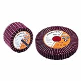 Walter Two-in-One Abrasive Flap Wheel, Threaded Hole, Aluminum Oxide, 3 Diameter, 1-1/2 Face Width, 