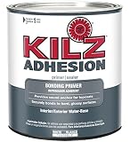Kilz Adhesion high-bonding内部ラテックスプライマー/シーラー、ホワイト、1ガロン 1クォート L211114 1