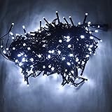 30M 300LED イルミネーションストリングライト 屋外 星空フェアリー LEDライト 高輝度 クリスマス/誕生日/結婚式イベントの装飾 防水 防滴型 複数連結可能 (ホワイト)