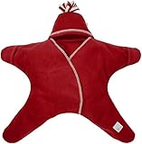 Tuppence & Crumble タッペンスアンドクランブル 星型アフガン Star Wrap スターラップ 4-10ヶ月用 レッド