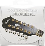 Ibanez アイバニーズ 12弦アコースティックギター用 80/20ブロンズ コーテッド ライトゲージ IACS12C
