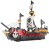 Hetai Mini ConstructionブロックPirate Ship BuildingレンガNice Constructionレンガとクリエイティブレンガfor Kids to Adventu