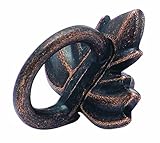Amerock BP4452RBZ Nature's Splendor Leaf Finger Pull, Length, Rustic Bronze, 1-1/2-Inch [並行輸入品]