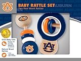 オーバーンTigers Wooden Baby Rattle Set