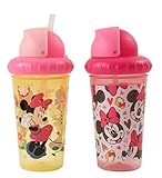 Disney Minnie Mouse 2 Piece Pop Up Straw Infants Sippy Cup [並行輸入品]