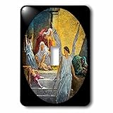 Scenes from the Pastマジックランタン – 最初の生まれSlainヴィンテージAngel of Death Jewish 1900 – 照明スイッチカバー – シングルトグルスイッチ