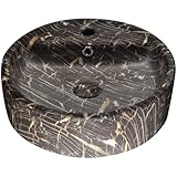 anzzi ls-az258 Rhapsody 17 – 1 / 3 "セラミックVesselバスルームシンク – ポップアップ排水Inclu、 LS-AZ258
