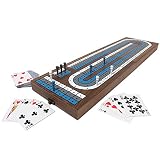 Swing Design Collector's Edition Large Cribbage Board with Walnut and Oak Finish [並行輸入品]