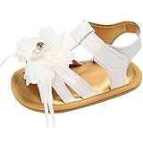 (カエルフロッグ)女児のサンダル　ベビーサンダル　つま先 保護 お花 モチーフキッズシューズ 綺麗なプリンセスサンダル 可愛い蝶結び付けシューズ　滑り止め　履き心地がよい 柔らかい マジックテープ付き