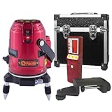 FUKUDA フクダ 360℃ フルライン レーザー墨出し器 EK-436P 受光器セット【アルミケース】