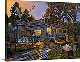 Geno Peoplesプレミアムシックラップキャンバス壁アート印刷題名Karmin 's General Store 24" x 18" 2447821_24_24x18_none