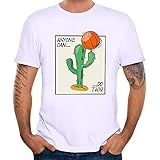 Tシャツ BOBOGOJP メンズ 服 おしゃれ 半袖 丸首 おもしろい フクロウ柄 サボテン柄 カジュアル 男の子 白tシャツ おおきいサイズ 薄手 トップス 春夏秋着 男性 プレゼント 誕生日用 
