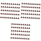 Fenteer 研削ツール　サンディングシート　80 + 100 + 120グリット　各50枚　6穴　150枚入り　三角形　グラインダーペーパー　　