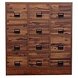 多引出チェスト90  アカシア材 クラシックリビングシリーズ★Garie（ガリエ）