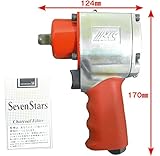 JTC 12.7mm パームインパクトレンチ エアー工具 インパクト ツインハンマー 調整付 1/2差込  12.7mm差込 JTC5001