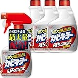 【まとめ買い】 カビキラー カビ取り剤 本体1本+付替用3本セット 400g×4本 お風呂掃除用