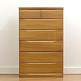 日本製 幅90cm 6段ハイチェスト 桐タンス 完成品