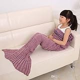 1 新しいパターンロータスリーフに連れて来る人魚姫編少女独創性ソファ毛布エアコンカーペットのピース