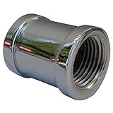 LASCO 32-1425 1/2-Inch Female Pipe Thread Chrome Plated Brass Coupling [並行輸入品]