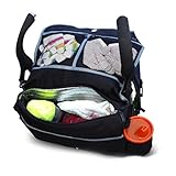 Johnnyhh ベビーカー　自動車用 多機能小物入れ　オックスフォード布生地　４２x２８ｃｍ　ブラック