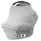 JLIKA Baby Car Seat Covers Stretchy Infant Canopy and Nursing cover for breastfeeding newborns infan